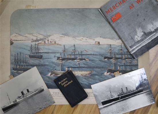 Naval merchantmen photographs and Orient line archive,